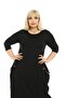 Plus Size Long Sleeve Ethnic Pocket Detailed (Suitable for Hijab) Viscose Combed Cotton Fabric Casual Dress - 7