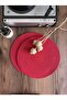 Volonte Red Jute American Service 6 Piece Knitted Wicker Serving Board New Year Series