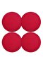 Volonte Red Jute American Service 6 Piece Knitted Wicker Serving Board New Year Series - 3
