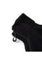 Men's Black Oversize Zippered Plush Sweat - 2