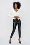 Women's Strappy Athlete - Cardigan Melange Double Knitwear Set Ecru 23w317 - 3