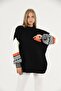 Ag Woman Balloon Sleeve Ethnic Pattern Sweater