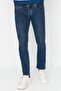 Navy Blue Slim Fit Slim Fit Stretchy Fabric Jeans Denim Trousers Tmnaw23Je00071 - 4