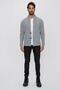 Men's Regular Fit Thessaloniki Knitwear Cardigan Gray 23w208 - 4