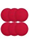 Volonte Red Jute American Service 6 Piece Knitted Wicker Serving Board New Year Series - 4