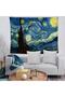 Van Gogh Starry Night Washable Non-Fading Stain Resistant Wall Cover Bmdö-2010
