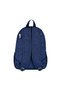 Crinkle Fabric Backpack M-2003 Navy Blue - 3