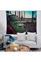 Old Car Washable Stain Resistant Stain Resistant Decorative Wall Cover Bmdö-2124