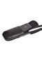 Unisex Leather Black Shoulder Bag with Phone Compartment (17x9x4,5 Cm.) - 3