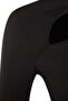 Siyah Cut Out/Pencere Detaylı Örme Bluz TPRAW23BZ00031 - 7