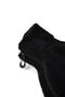 Oversize Men's Black Color Plush Sweatshirt with Zipper Pocket Comfortable Wear - 4
