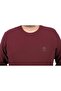 Large Size Sweatshirt Gipeli Casual 22712-burgundy - 2