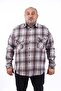 Plus Size Lumberjack Shirt Sportsman 22215-black