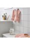 3 Pieces Small Bath Towel 30x30 Cm Hand and Face Towel Set of 3 Pink Cotton