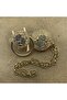 Pacifier Strap and Pacifier with Zircon Stone Anti-Tarnish