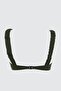 Green Gather Detailed Underwire Bikini Top TBESS21BU0035 - 8