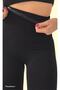 Women's Black High Waist Corset Tights - 3
