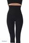 Women's Black High Waist Corset Tights - 4