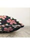 Double Sided Colorful Backdrop with Onedraw Drawing Flower Digital Printed Raschel Knitted Pillow Throw Pillow Cover - 3