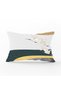 Colorful Stork Patterned Digital Printed Modern Rectangular Pillow Throw Pillow Cover on the Floor