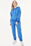 Women's Hooded Turquoise Color Suit