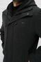 Men's Smoked Hooded Wool Blended Stamp Coarse - 5