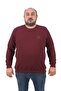 Large Size Sweatshirt Gipeli Casual 22712-burgundy