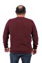 Large Size Sweatshirt Gipeli Casual 22712-burgundy - 3