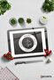 Good Food Black Background Glass Cutting Board - 30cm X 40cm
