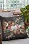 Floral Throw Pillow Pillow Case Premium Thai Feather Woven Fabric Double Sided 43x43cm Krl103 - 4