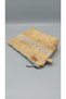 Jute Patterned Yellow Makeup Bag (with guipure) - 3