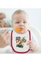 Race Time Designed Red Baby Food Bib-1 - 2