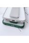 Case Compatible with iPhone 12 Frosted Transparent Stand Side Silicone Clesta Turquoise - 3