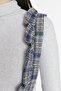 Gray Mini Checked Gilet Woven Dress TWOAW20EL0292 - 4