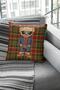43x43cm Double Sided Throw Pillow Pillow Case Premium Thai Feather Mr. Teddy Bear Woven Fabric Krl904 - 2