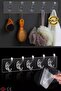 Yakut Silicone 5-Piece 29*7 Transparent Strong Self-Adhesive Door Wall Hanger Heavy Load Carrying - 3