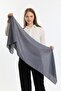 Soft Cazz Scarf (Average 42x150 Cm - Narrow Size, Not Shawl!!! )Gray