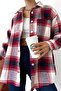 Women's Button Detailed Single Pocket Lumberjack Shirt - 5