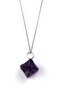 Amethyst Natural Stone Merkaba Necklace