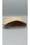 Jute Patterned Yellow Makeup Bag (with guipure) - 4