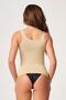 1 Size Reducing Women's Nude Color Seamless Thick Strap Corset Athlete - 2