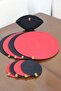 9 Piece Placemat Set for 4 Persons, Charger Set, Plate Coaster, Coaster, Runner - 4