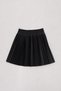 9017 Kids Girls Leather Skirt Dmb - Black - 10-11 Years