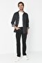 Siyah Smoke %100 Pamuk Straight Fit Jeans Kot Pantolon TMNAW23JE00062 - 2