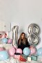 1 Year Old Foil Balloon 100 Cm Birthday Party Celebration Number - 2