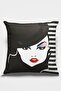 Thai Feather Woven Premium Fabric Double Sided Throw Pillow Modern Pillow Case 43x43cm Krl060 - 2