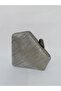 Women's Laser Platinum Evening Dress Clutch Portfolio Evening Bag - 7