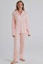 31810 Women's Powder Long Sleeve Shirt Pajama Set