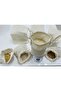 Pulses Vegetable Fruit Storage Bag 10 Pieces 20x30 Raw Cloth Pouch - 2