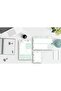3-Piece Leaf Pattern Desktop Planner Set
